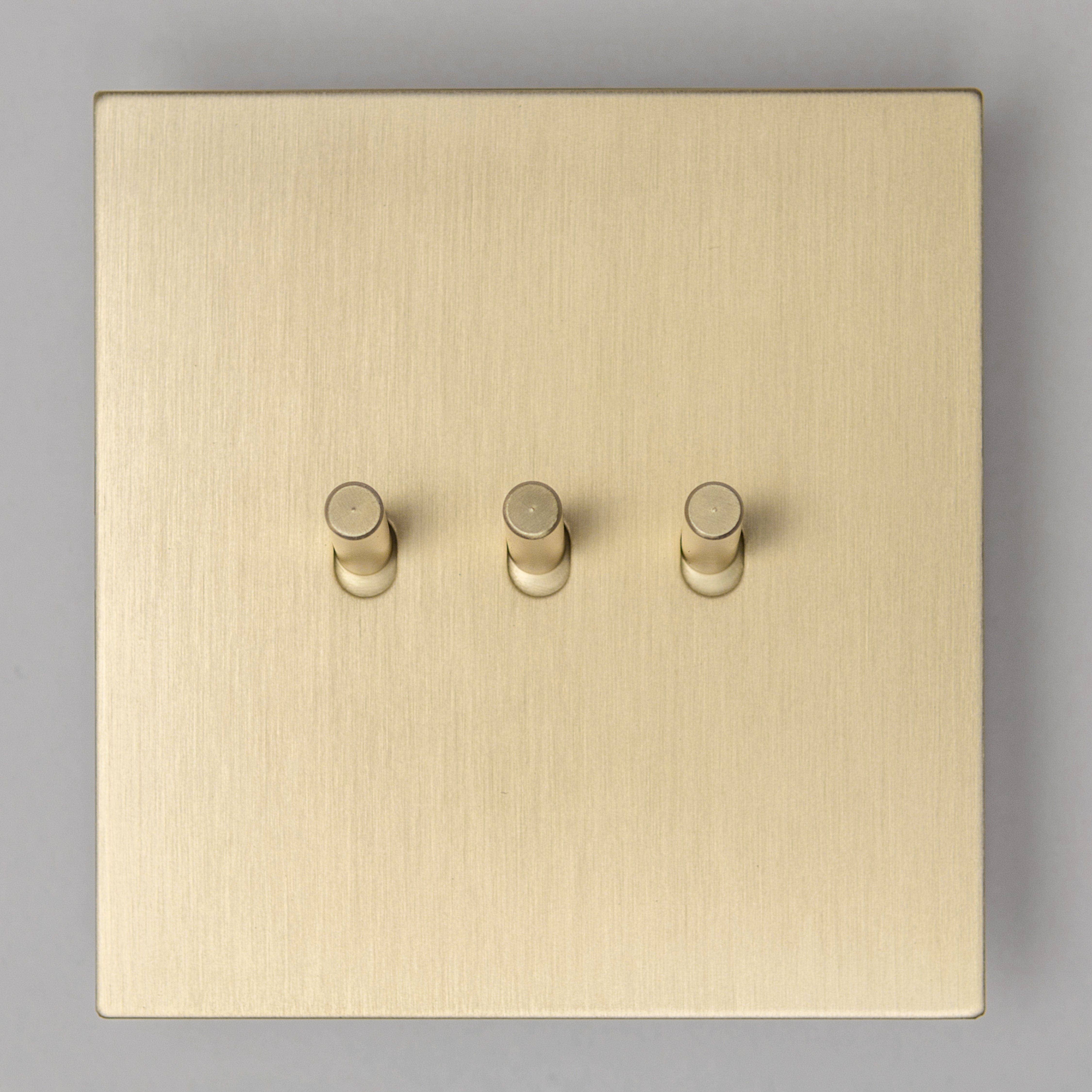 Brass bee – wholesale Light switch cover/plate – Satin Brass Switches and Sockets - J Series13