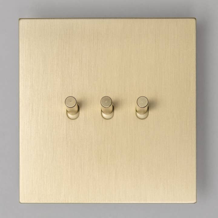 Brass bee – wholesale Light switch cover/plate – Satin Brass Switches and Sockets - J Series13