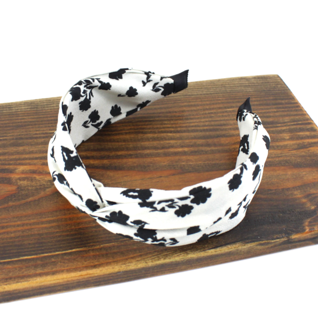 Pretty Persuasions – wholesale Fashion headband – women's – HR25030 Handmade Floral Pattern Twisted Headband1