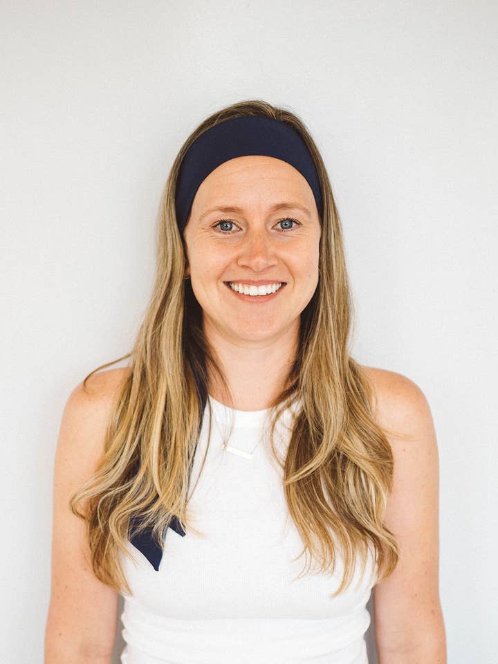 Gravata de cachecol azul marinho por atacado de Bizzy B Crafts