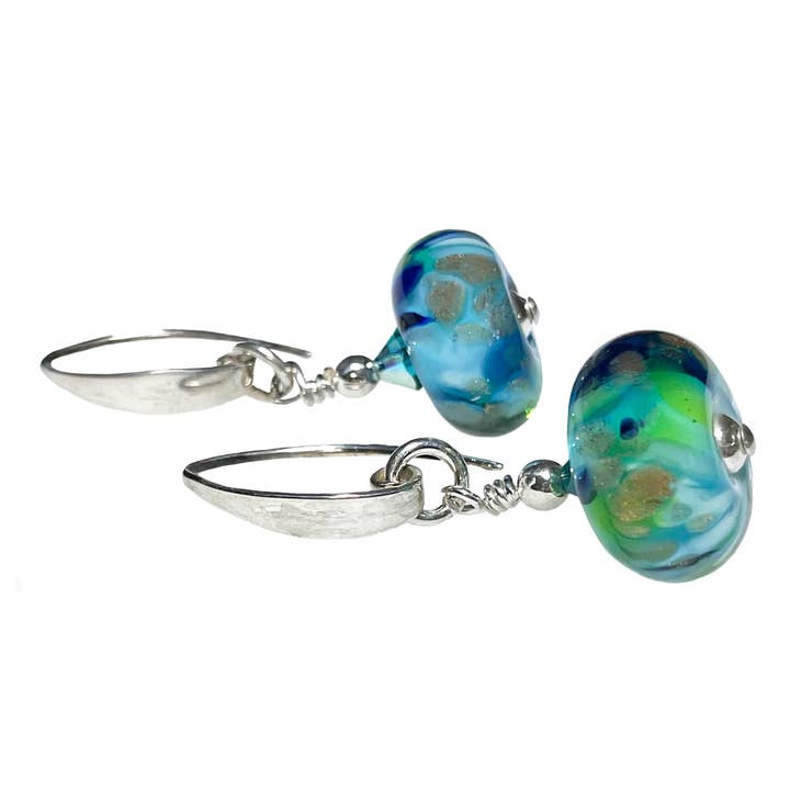 Brincos Petite Marquise Caribbean Memories por atacado de Beach Memories® Glassworks