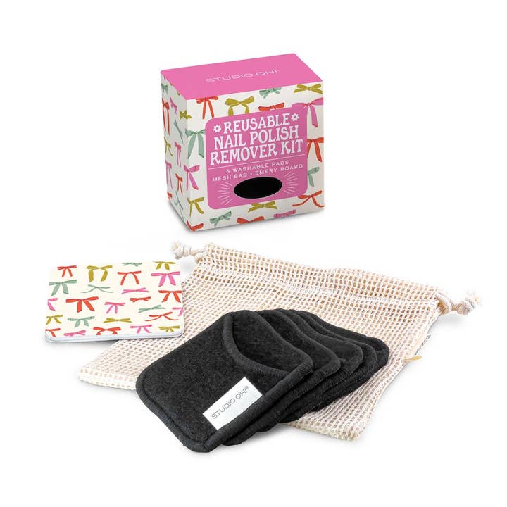Studio Oh! - Wholesale Nail Polish Remover - Put a Bow on It Reusable Nail Polish Remover Kit2