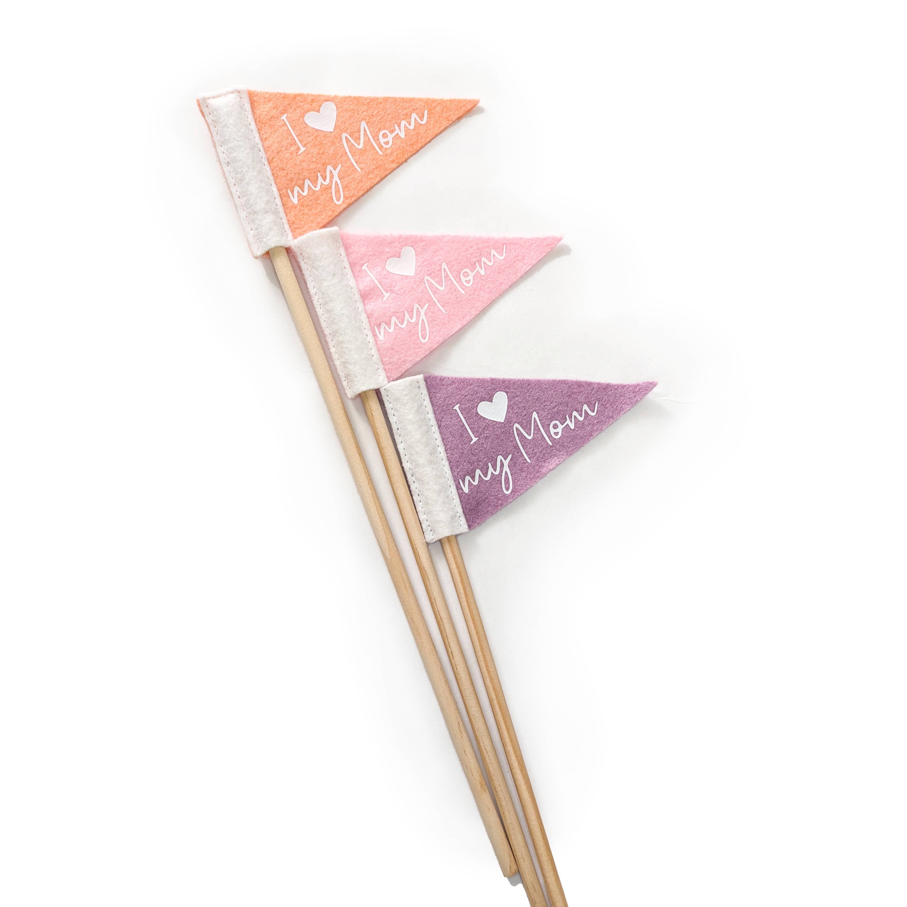 Pennant For Your Thoughts - Wholesale Flag - Mother's Day Tiny Flag Pennant | Wool Blend, Handmade in USA10