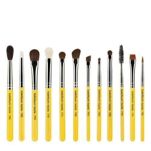 Bdellium Tools - Wholesale Make-up brush set - Travel Eyes 12pc. Brush Set with Roll-up Pouch