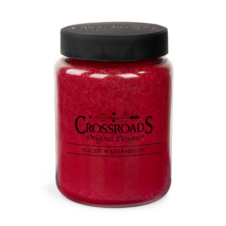 Pastèque tranchée - Bougie de 26 oz pour la vente par Crossroads Original Designs