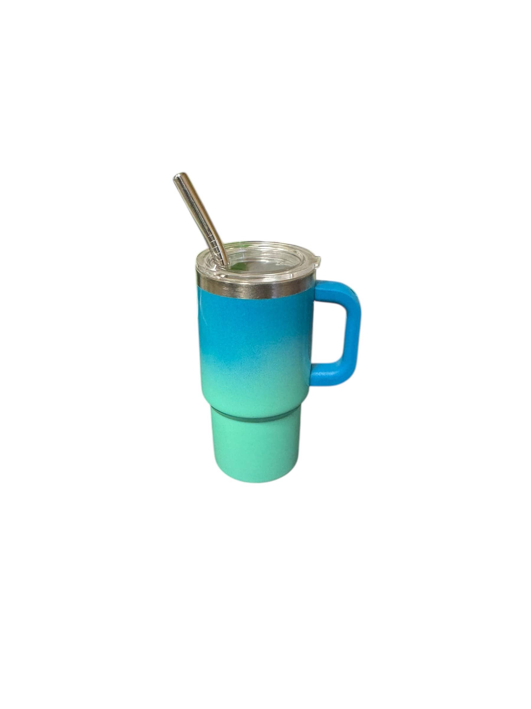 Trend Zone - Wholesale Insulated Mug/Tumbler - Mini Tumblers with straws 2.5oz - Ombre3