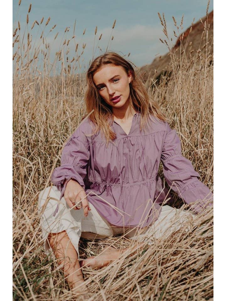 MANU-THELABEL - Wholesale Blouse – Women’s - LILA Organic Cotton Top