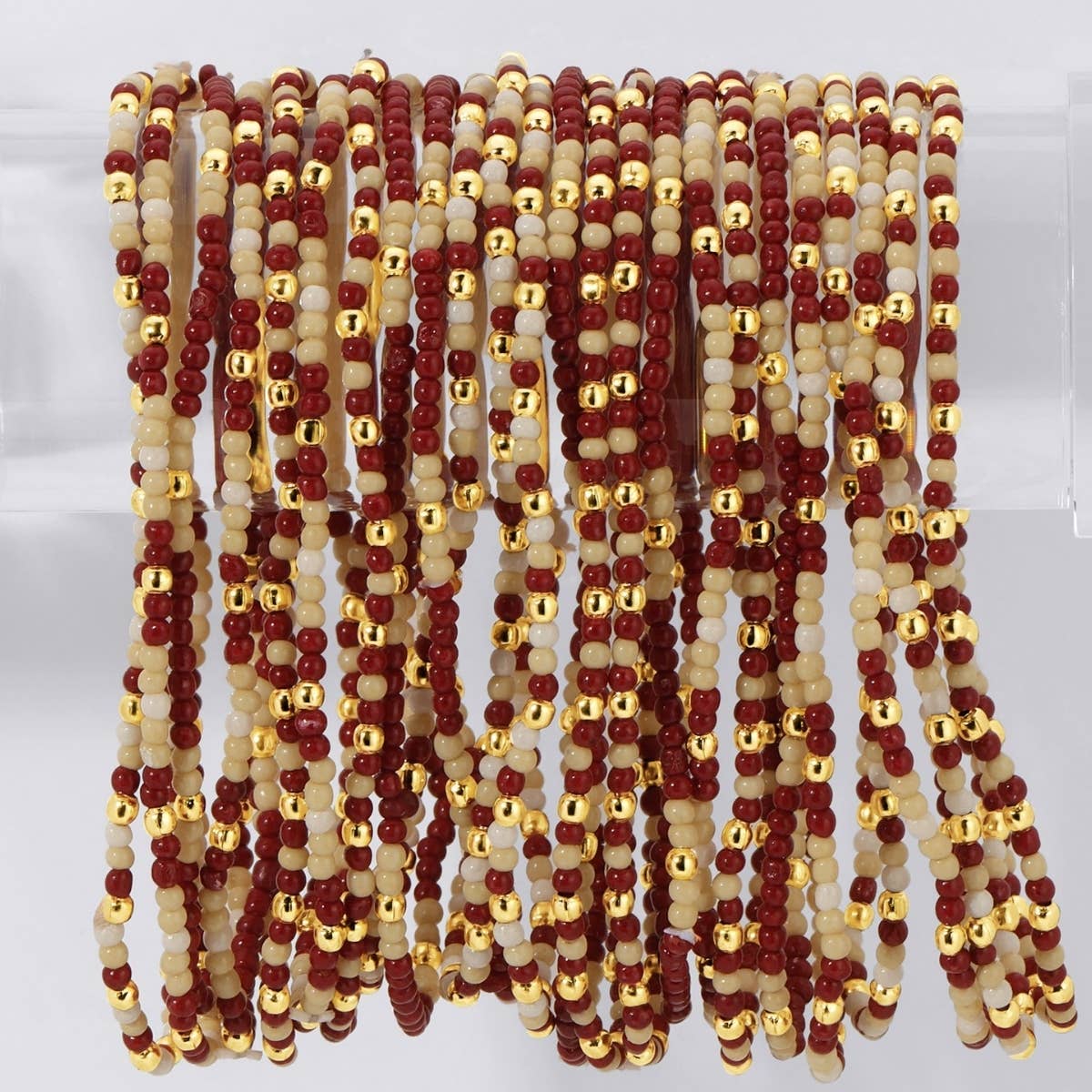 Splendid Iris - Wholesale Jewelry Set - Stretch Seed Bead GAME DAY Bracelets6