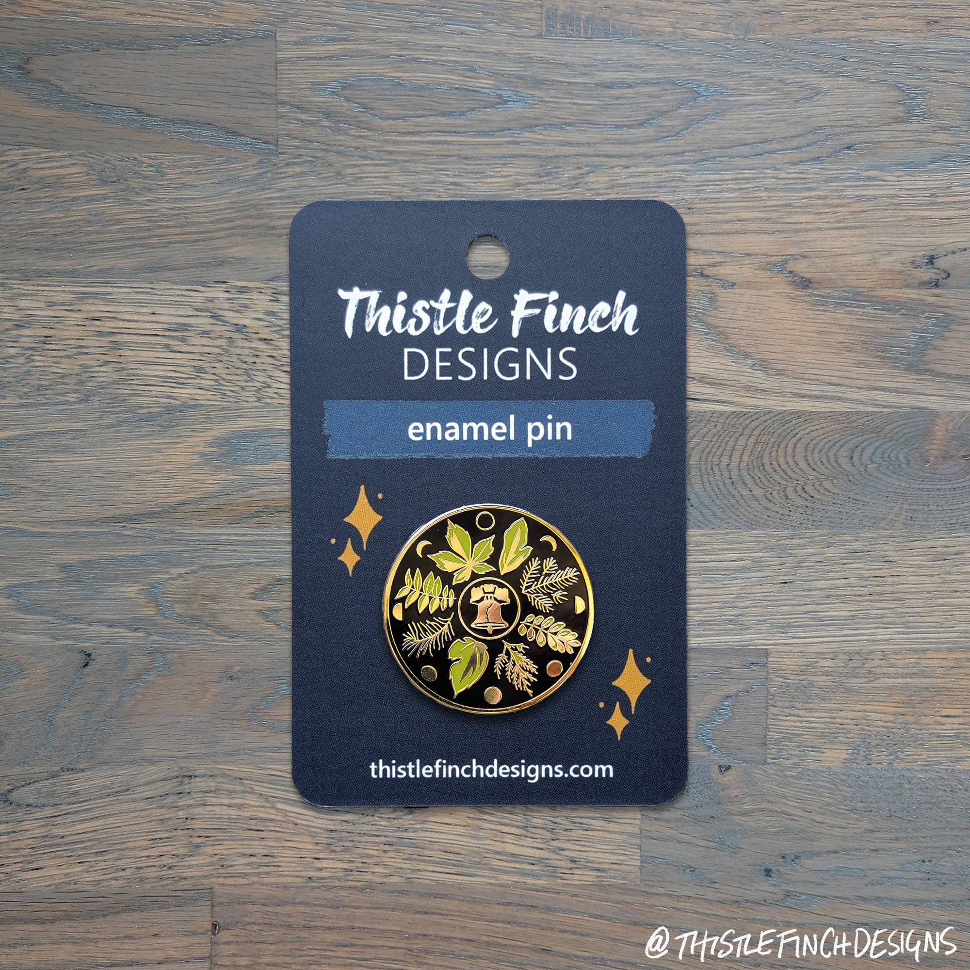 Thistle Finch Designs - Wholesale Reversspeld/knoop - Philadelphia Hex Sign PA Nederlandse harde emaille pin3