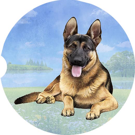 E&S Pets - Wholesale Car Coaster - Unisex - German Shepherd Car Coaster0