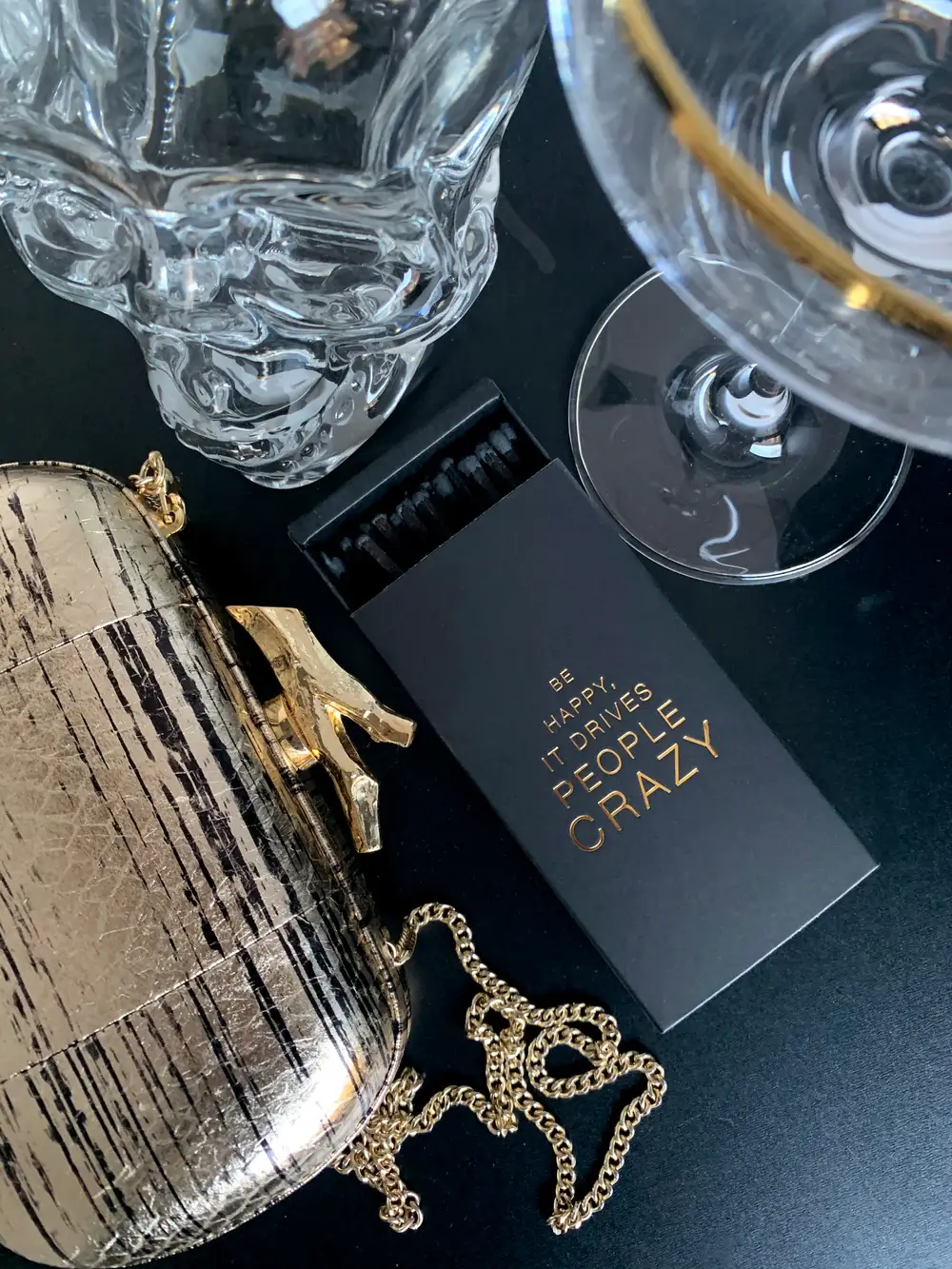 Cardsome - Vendita all'ingrosso Fiammifero - Grandi Fiammiferi « Be Happy, It Drives People Crazy »1