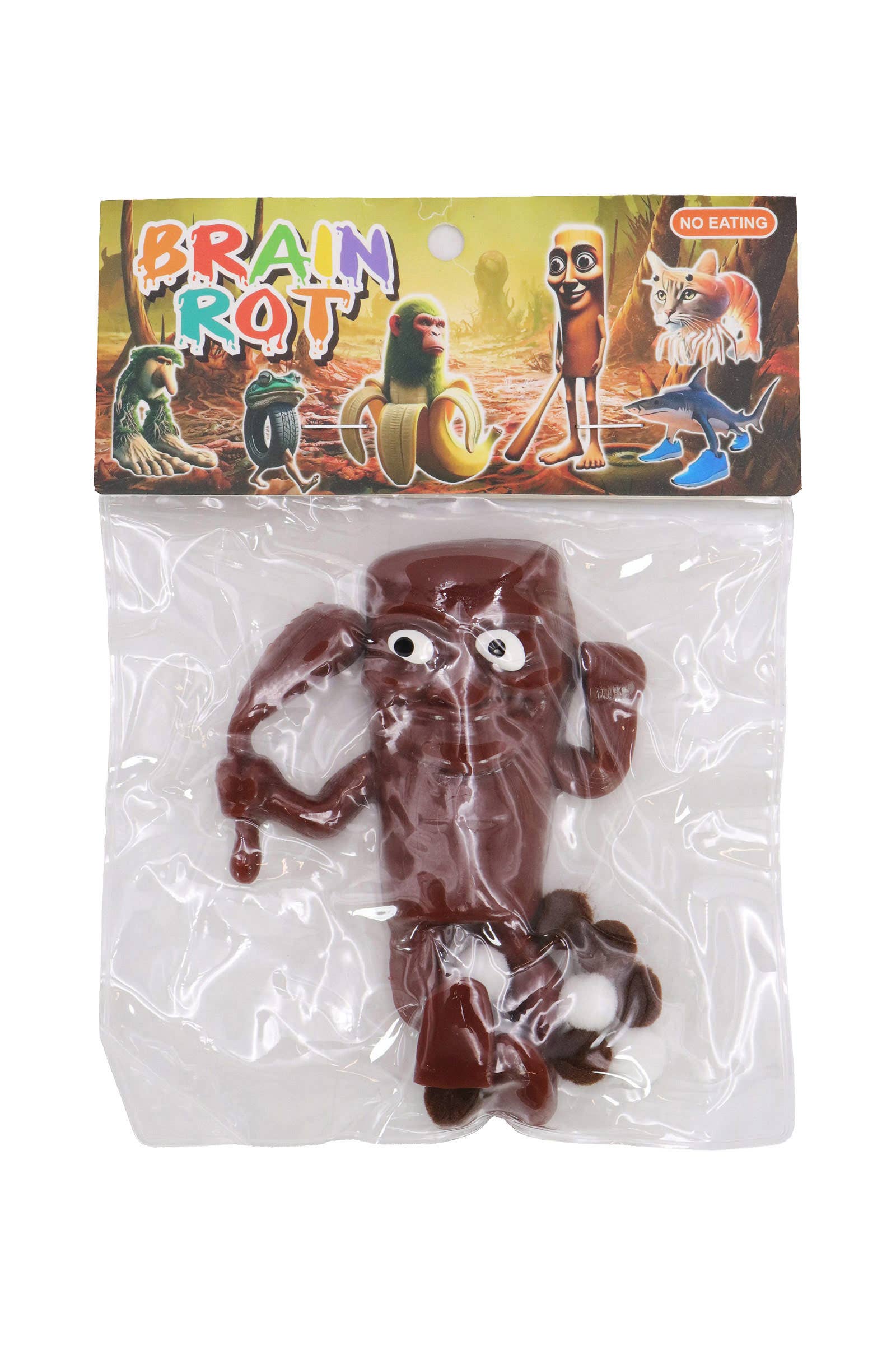 ASSORTED Brain Rot Memes Mochi Pom Pom Squishy Bag - 16 pcs for wholesale on Faire8