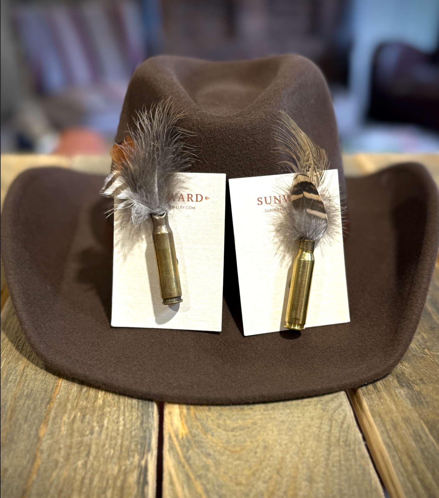 Sunward Jewelry and Hats - Wholesale Lapel Pin/Button - Feather Pin Bullet Casing - Hat Pin, Pocket Pin2