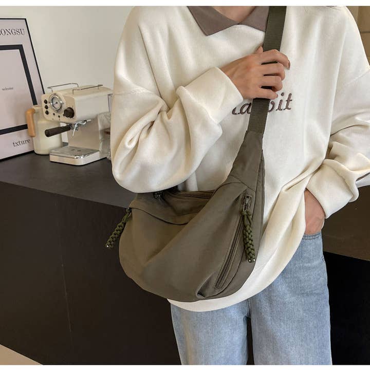 Suhkasana - Wholesale Crossbody Bag - Women's - Crossbody Dumpling Bag Moon Shoulder Sling Casual22