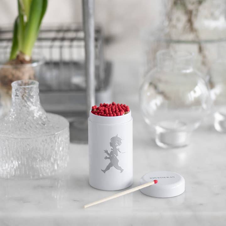 Solstickan Design – wholesale Matches – Match Tube - White (EU Only)