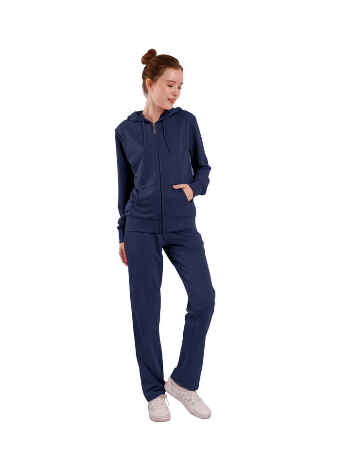 LeeHanTon - Wholesale Lounge Set - Women's - LeeHanTon Ladies 2PC Casual Solid Color Set