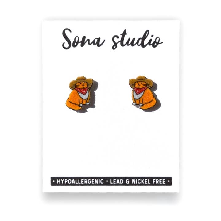 Meowdy Partner oorbellen voor wholesale door Sona Studio