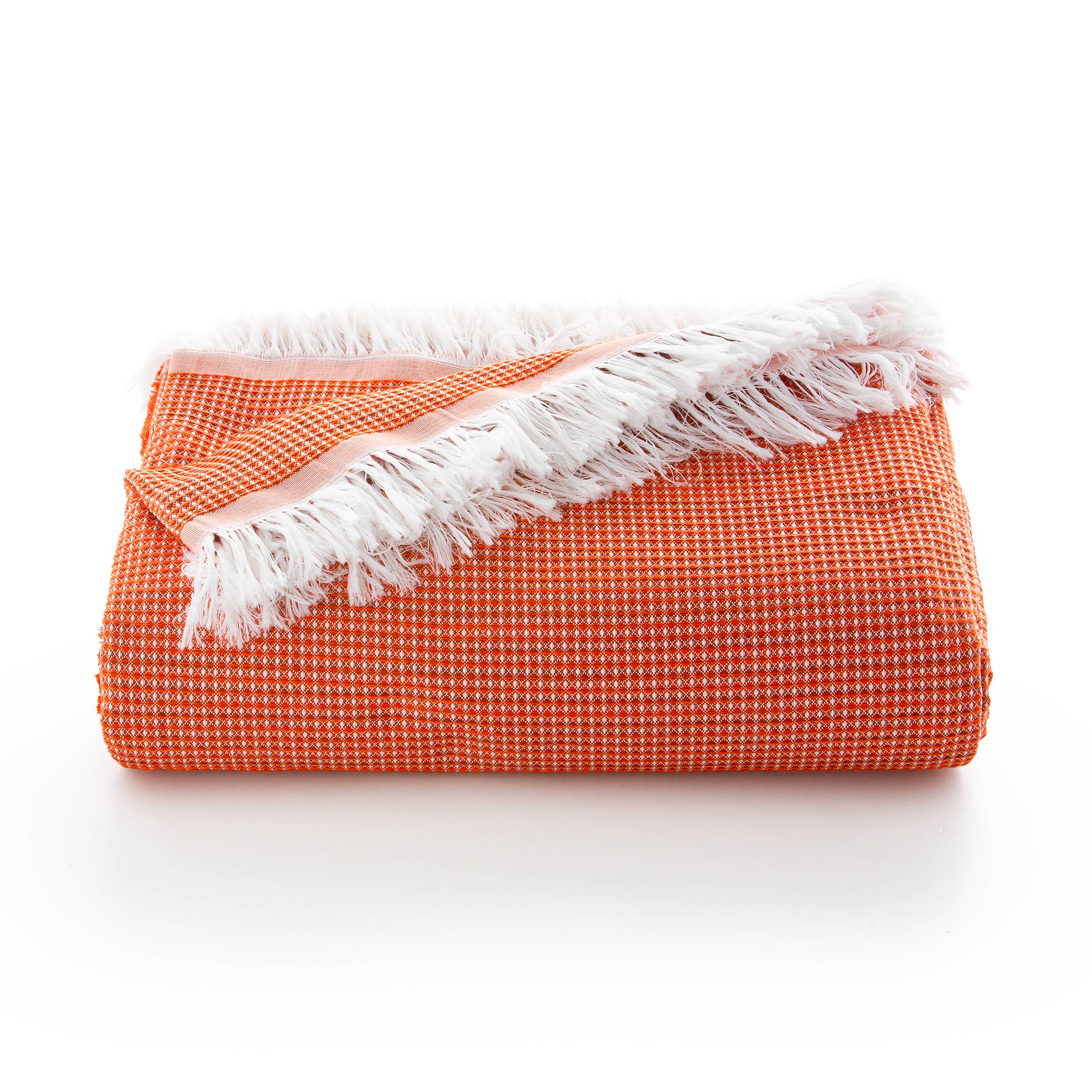 GAMUSI - Wholesale Throw blanket - Plaid Multi-Purpose Cotton Bedspread Honeycomb GALA7