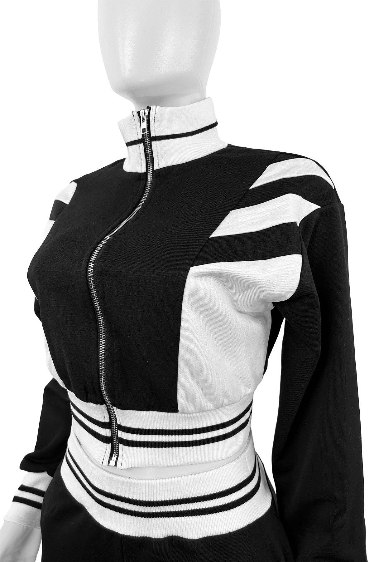 Noir ENSEMBLE DEUX PIÈCES DÉCONTRACTÉ POUR FEMMES en vente sur Faire4