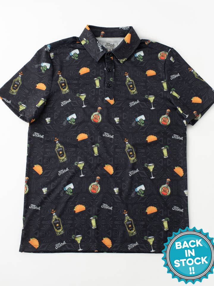 Tacos & Tequila Herre Polo for engroshandel hos Team Cocktail