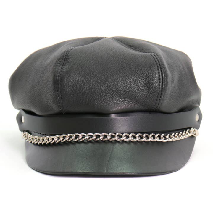 Casquette en cuir Hot Leathers Section Pie Top pour la vente par Hot Leathers