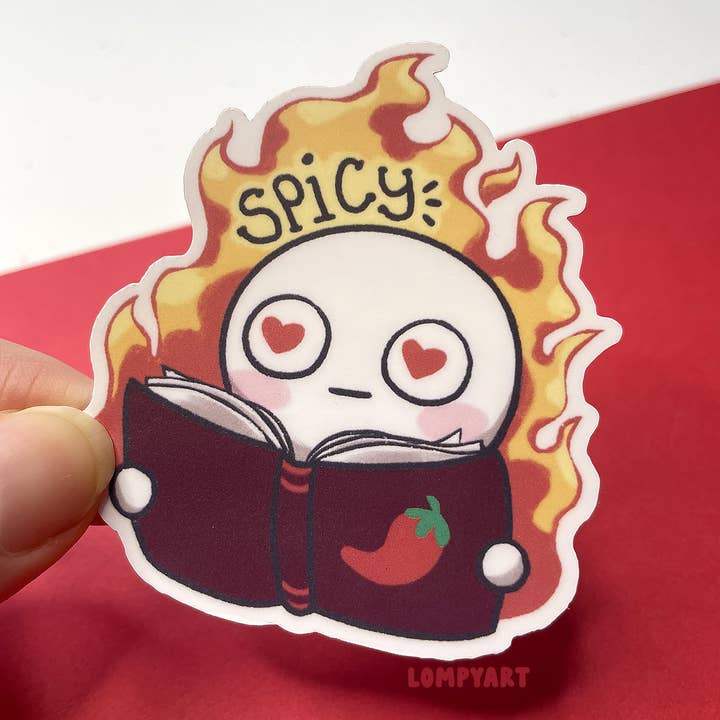 Spicy Book Sticker | Romance Smut Novel Funny Waterproof for wholesale by LompyArt