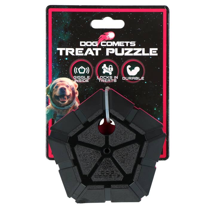 Dog Comets Treat Puzzle Pink for wholesale by Hofman Animal Care
