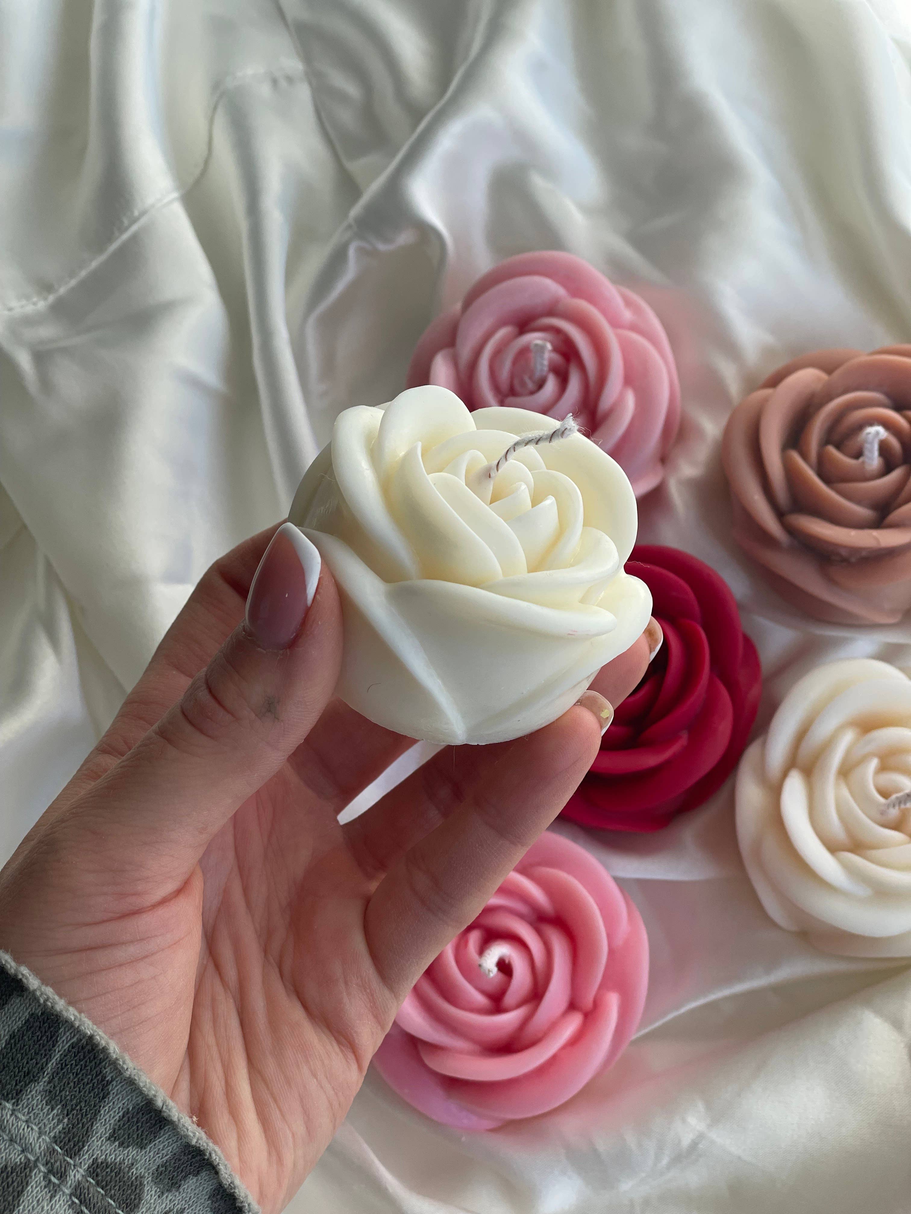 Akivodu Candles - Wholesale Novelty Candle - Mini Rose Candle - Multi color, Floral Scented1