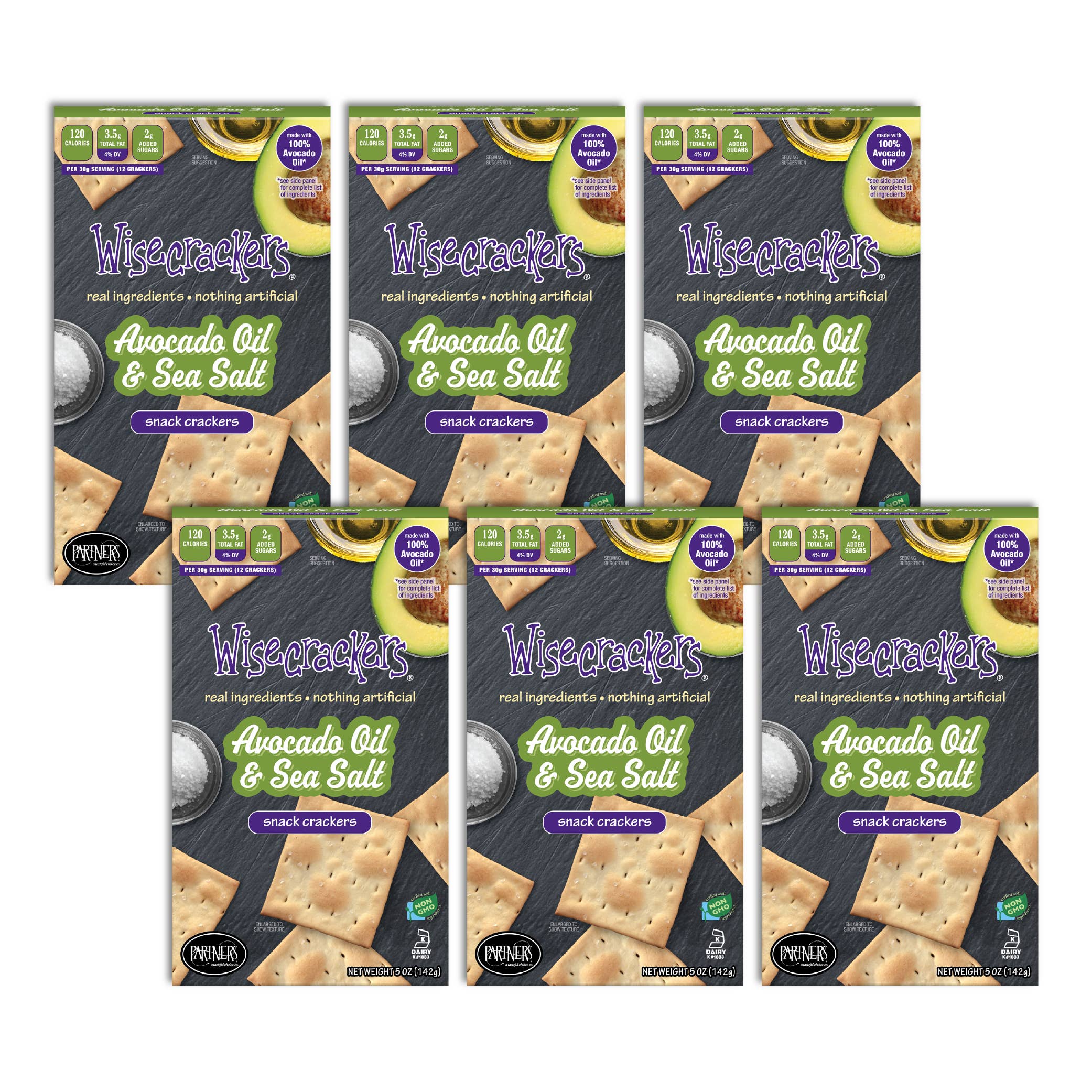 Partners Crackers - Wholesale Crackers - Avocado Oil & Sea Salt Snack Crackers2