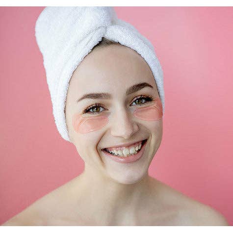 Moon & Ivy - Wholesale Eye Treatment Mask - Rose Quartz Crystal Luxury Eye Treatment