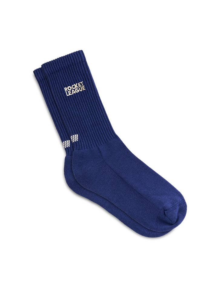 Nebula Blue Rocket League Pro Kit Socks for wholesale on Faire