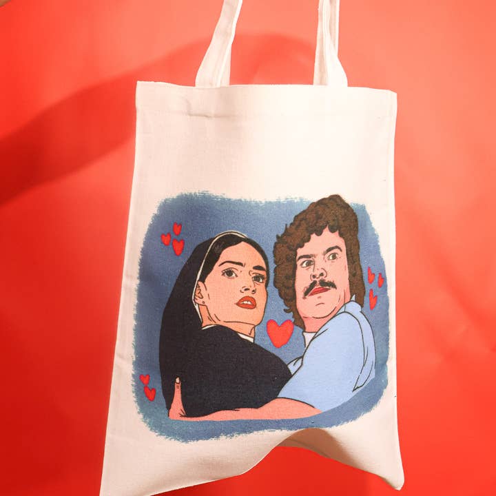 Gaec Studio - Wholesale Tote Bag - Women's - Nacho y encarnacion pop culture medium tote bag1