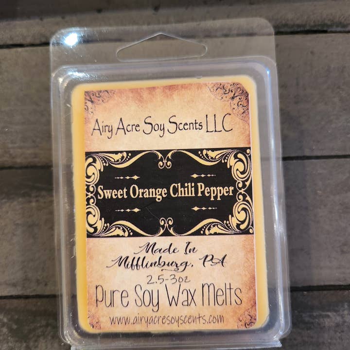 Sweet Orange Chilli Pepper for wholesale by AIRY ACRE SOY SCENTS LLC