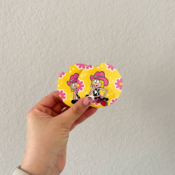 Simply True Design Co. - Wholesale Car Coaster - Women's - Lizzie McGuire Car Coasters 1