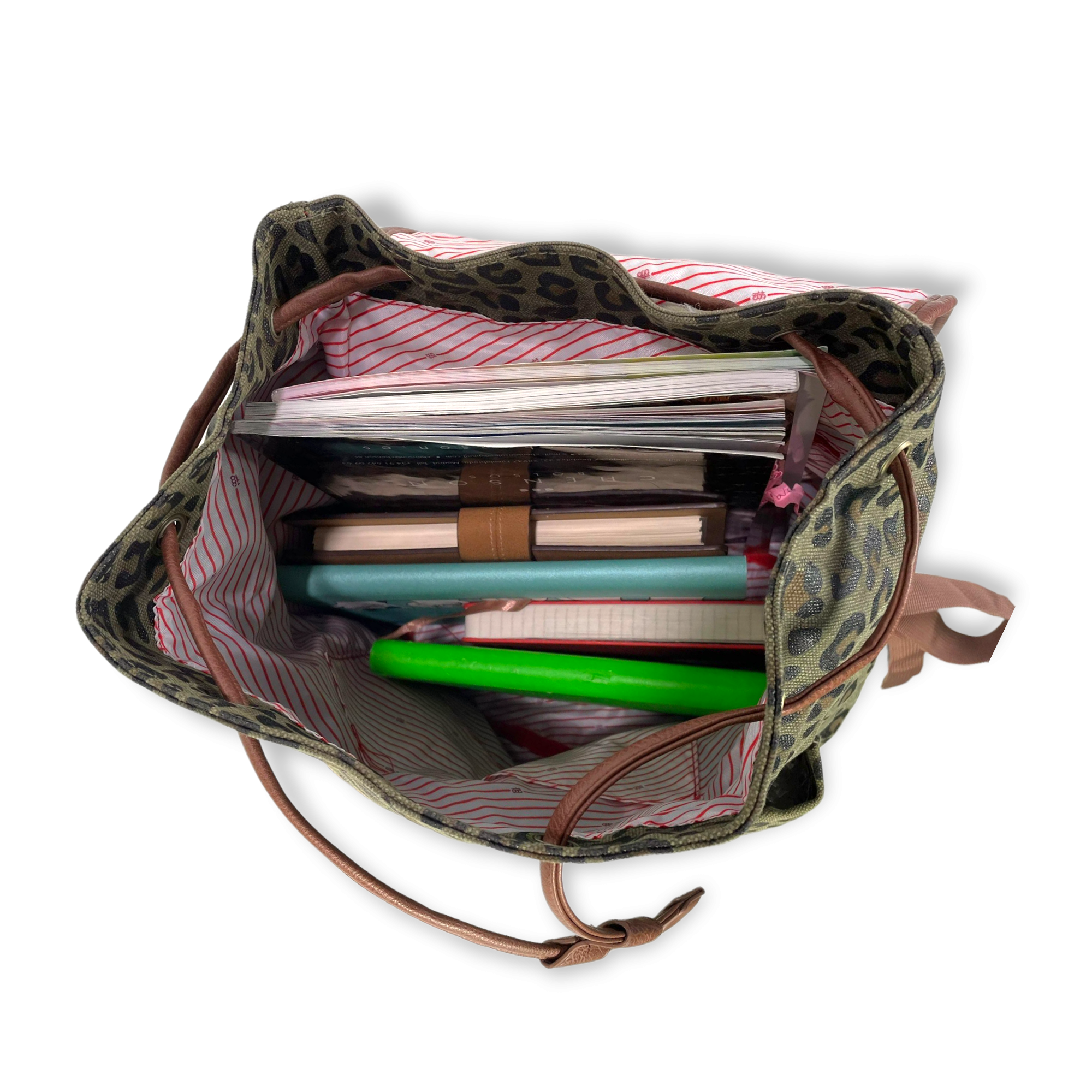 Casual College Backpack for Women with Flap, Leopard for wholesale on Faire2