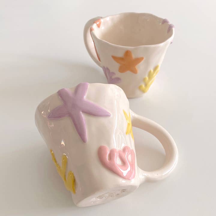 Pipa and Happy - Wholesale Coffee Mug - Coral mug