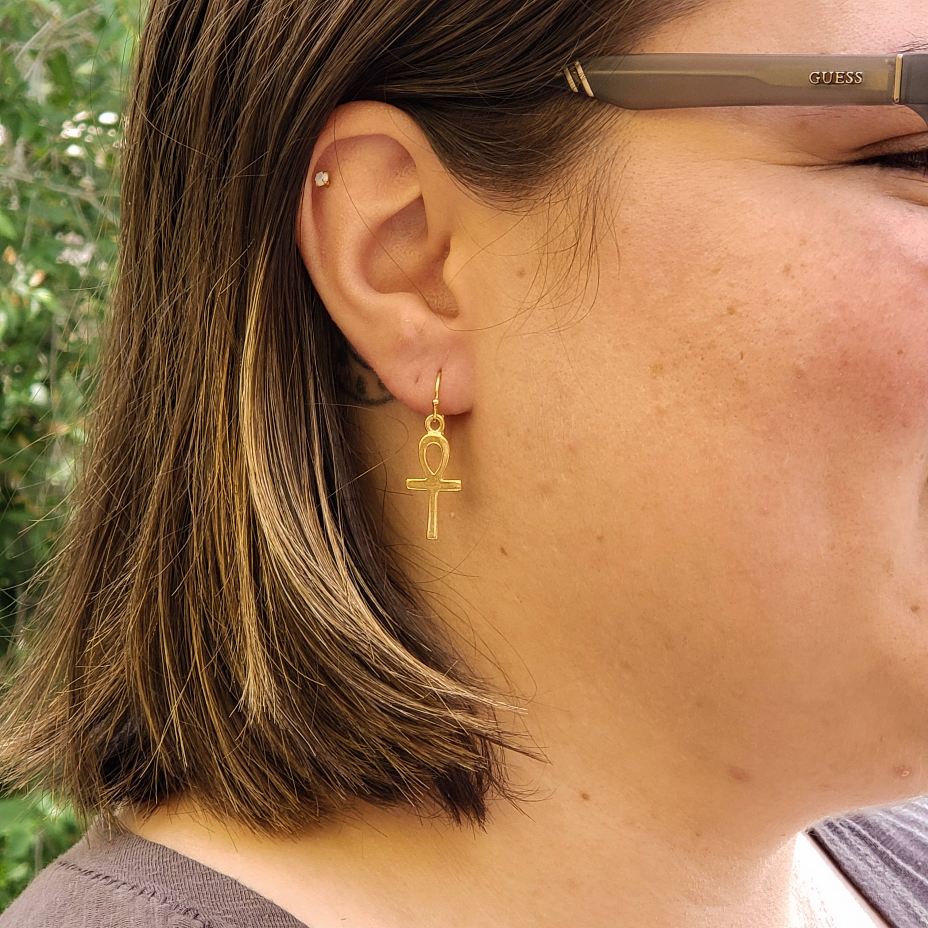 Discoveries, Inc. - Wholesale Dangle Earrings - Egyptian Ankh Earrings3