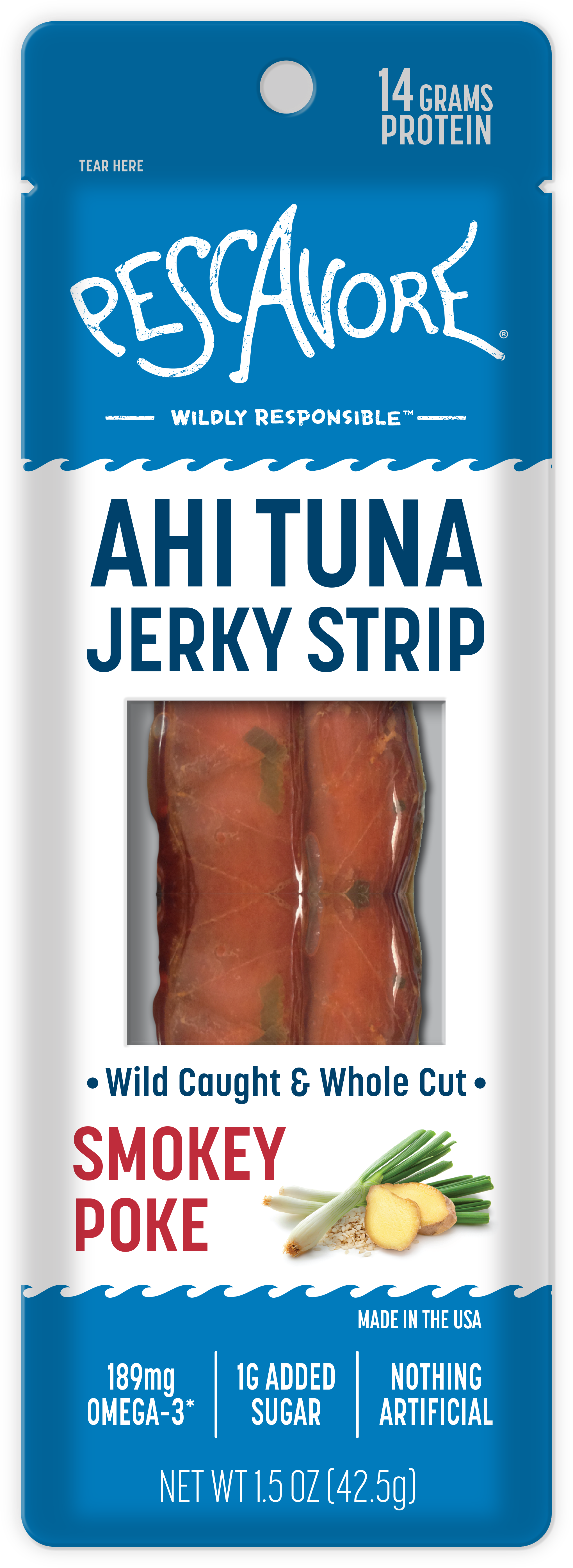 Pescavore - Wholesale Jerky - Smokey Poke, 10 Pack1