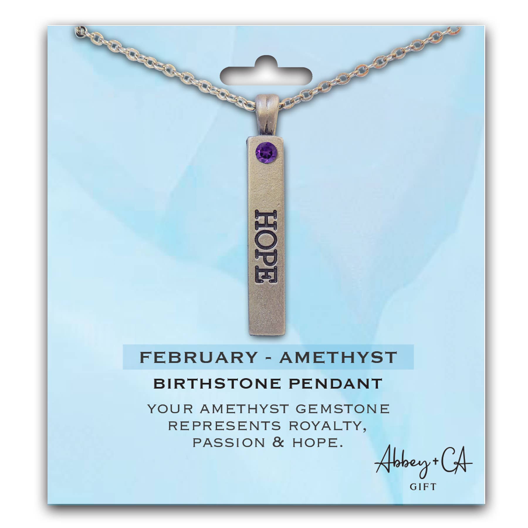 Abbey + CA Gift - Wholesale Pendant/Charm Necklace - Birthstone Pendant Necklace1