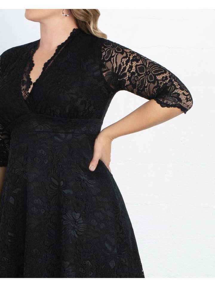 Kiyonna - Vente Robe – femme - Robe cocktail Mademoiselle en dentelle - Taille plus20