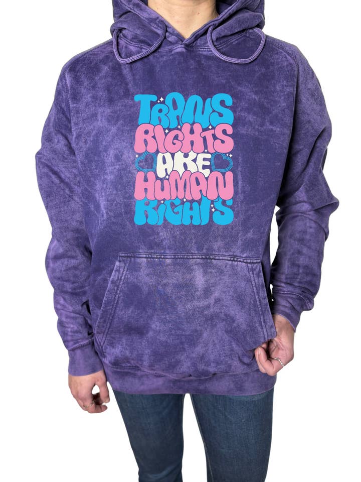 Trans-Rechte Vintage-Waschung Hoodie für den Großhandel von NyteSky Apparel