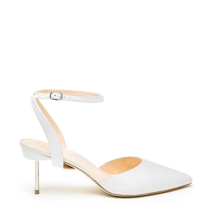 White Stiletto + Marilyn Strap for wholesale by Alterre