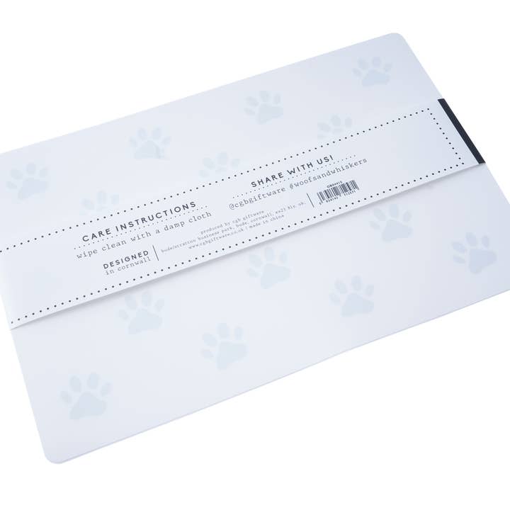 CGB Giftware - Wholesale Pet food mat – Dog - Woofs & Whiskers Dog Food and Water Mat | Pack of 22