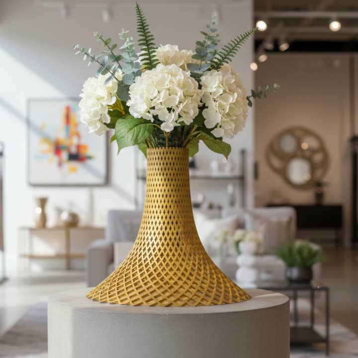 Rise Up Shaped Vase for faux flowers / Planter for wholesale by HOARE