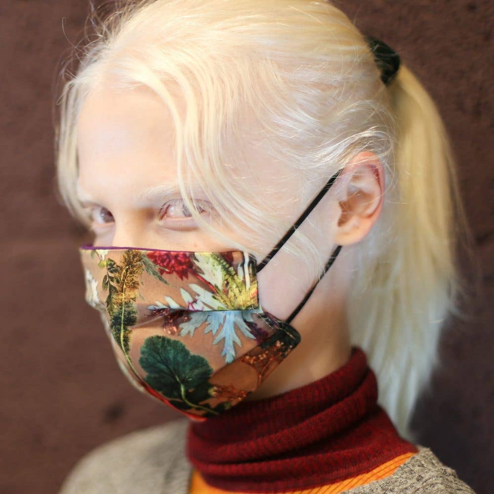 Gillian Arnold - Wholesale Protective face mask/shield - Tropical Dusk | Botanical Face Mask