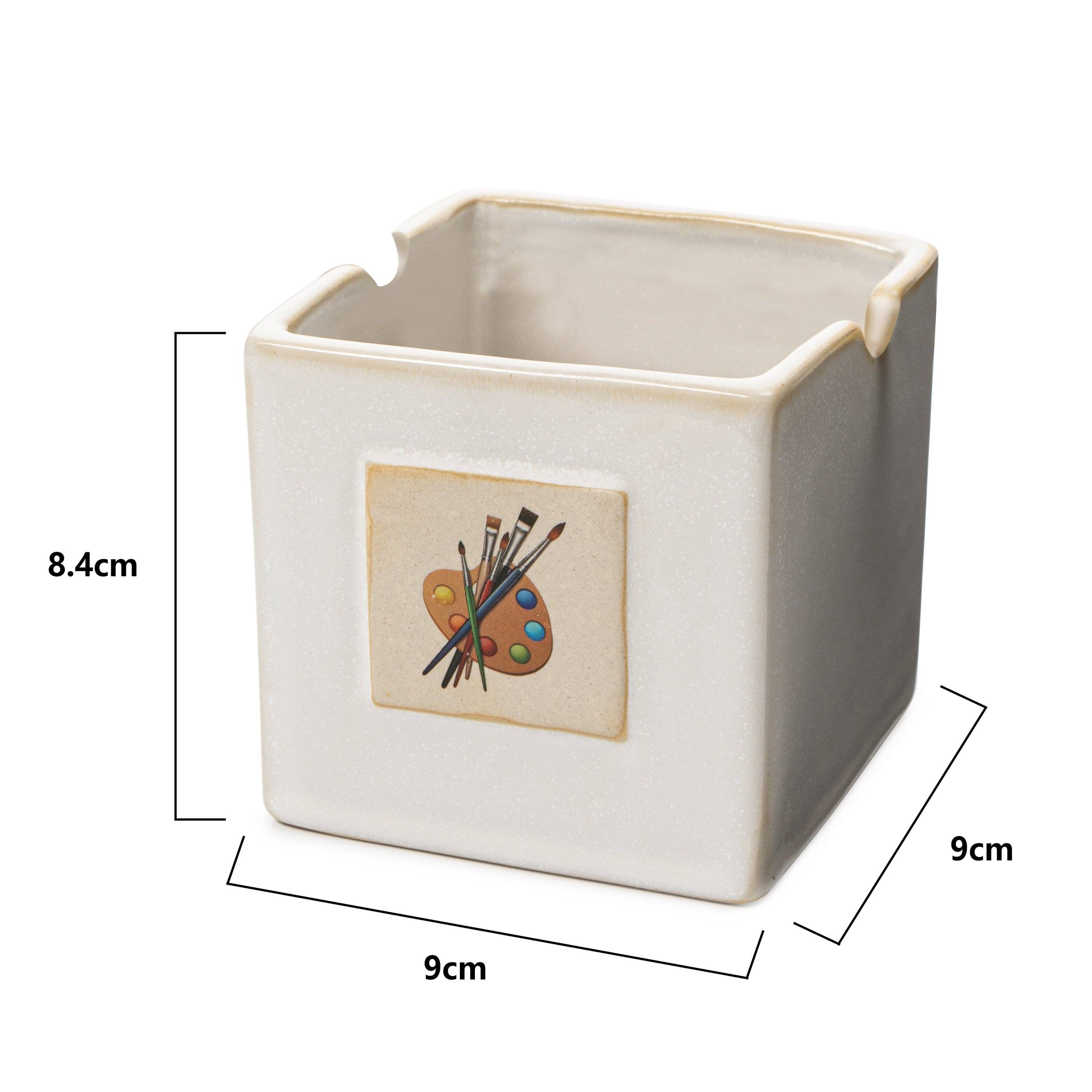 The Wine Savant /  Khen Glassware - Wholesale Paint Set - Painters Artist Cup by Gute 3.5"H 3" W - Paint Mixing Cup4