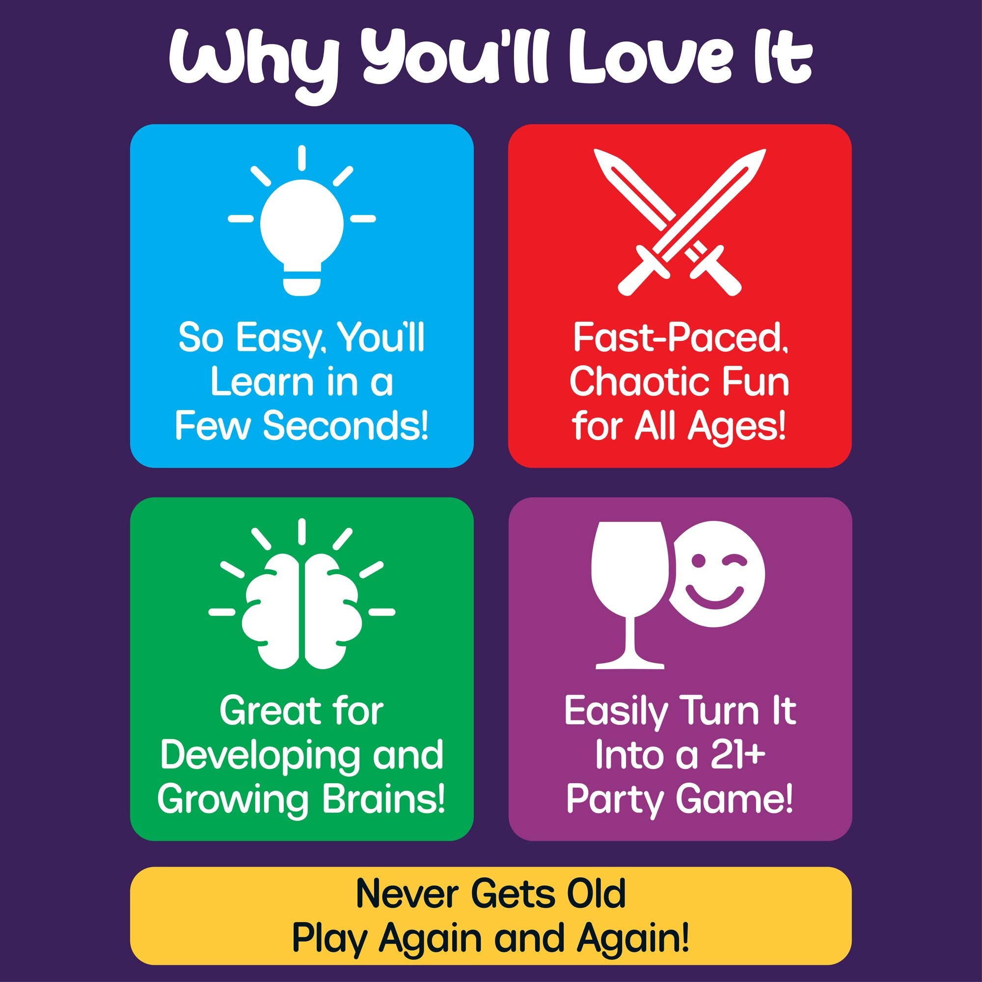 Zombie Ghost Games - Wholesale Card Game - Color Royale Fast-Paced Family Party Game with Stress Ball3