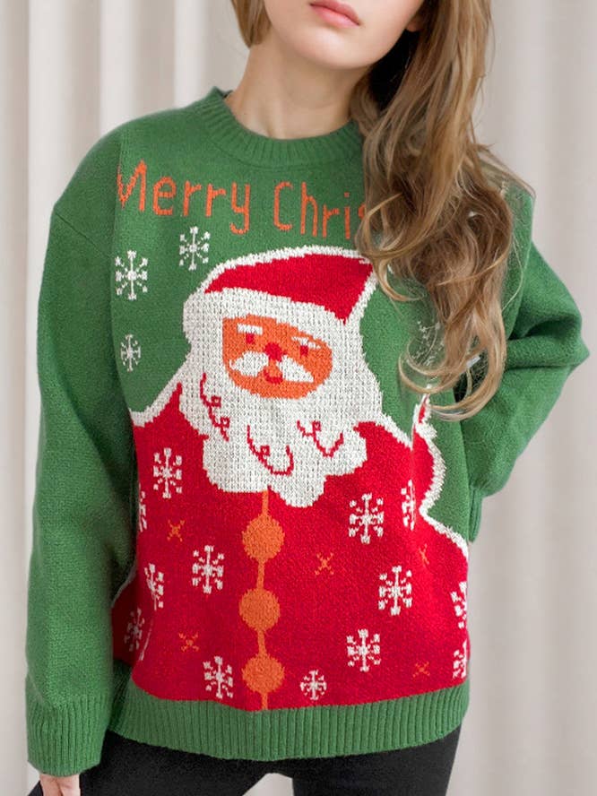 Christmas Santa Claus Knitting Sweater ZK2225 for wholesale by UNISHE