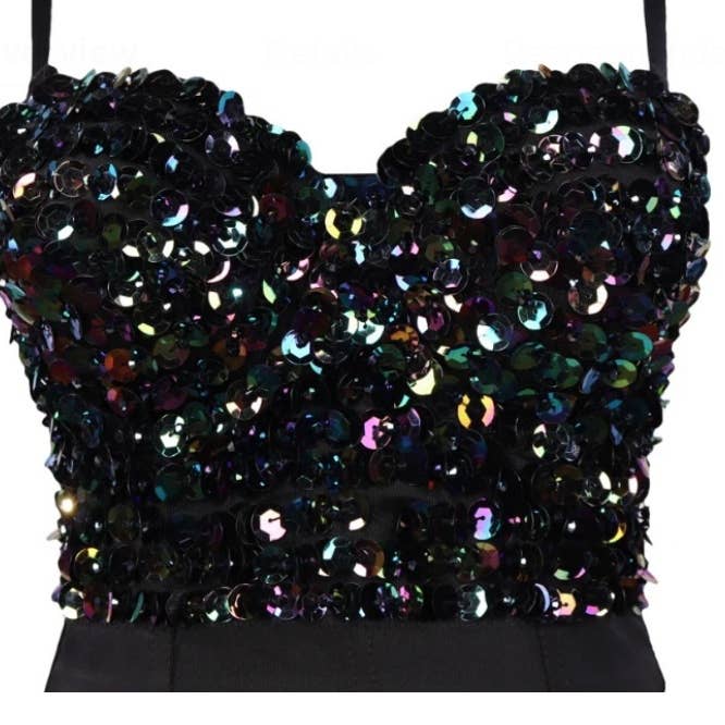 SugarQuoteMeNot LLC – Engroshandel Bustier - Dame – Hej Hej „Sequin“ Bustier
