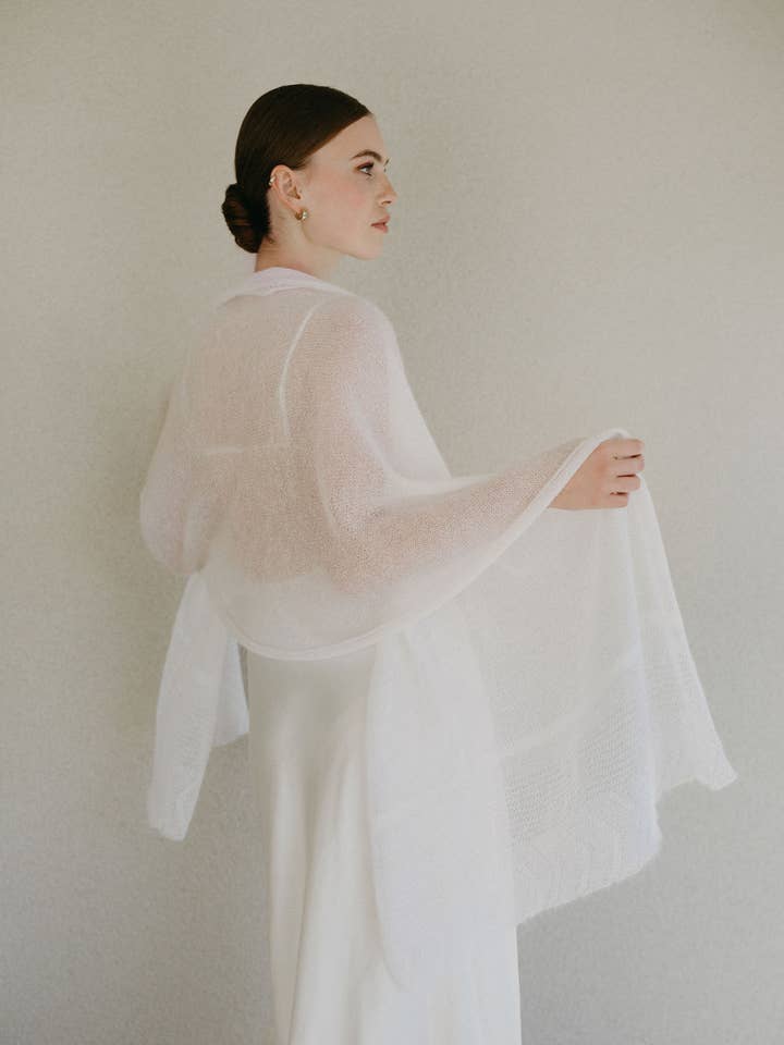 Stola da sposa trasparente per la sposa / HANNA per la vendita all'ingrosso da parte di WOOL HOUSE